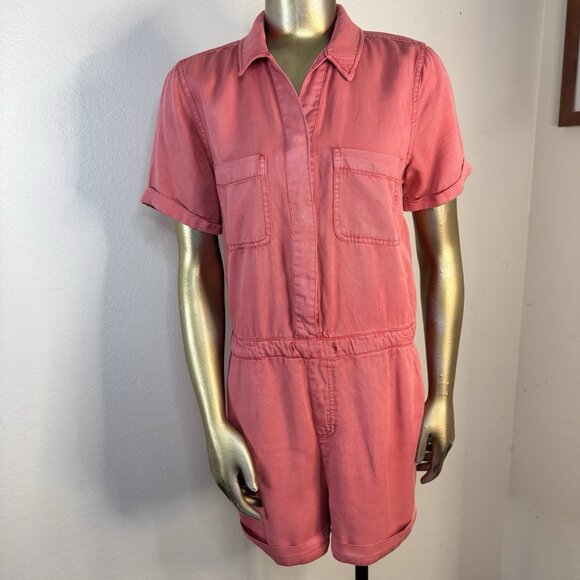 C&C California Pants - C&C California Women’s Small 100% Lyocell Coral Romper Shorts